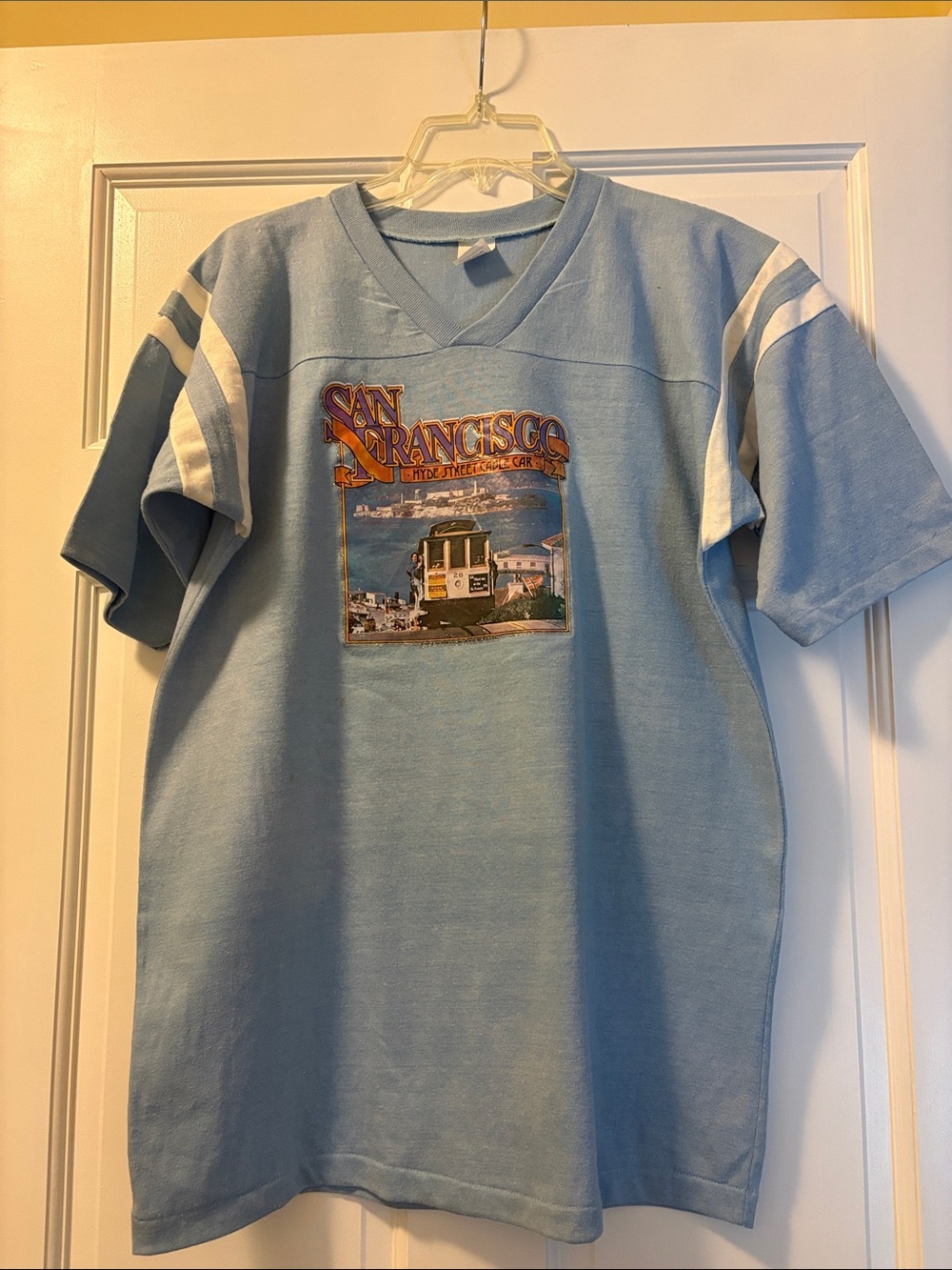 Vintage 1979 San Francisco Hyde Street Cable Car tee shirt